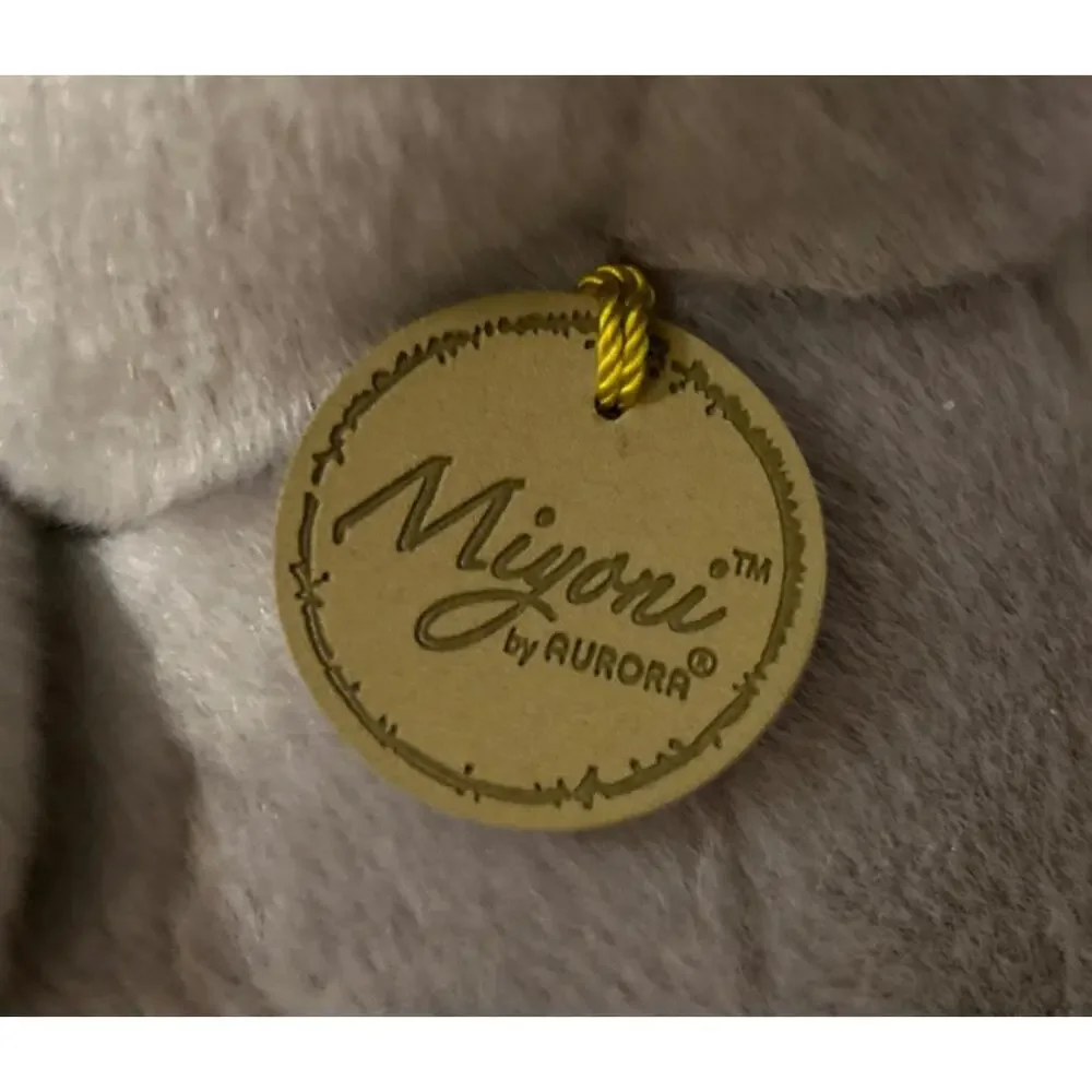 Miyoni Elephant Stuffed Animal Handmade Endangered Asian  By Aurora Plush - Picture 9 of 10
